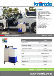 kranzle sniper carpet cleaner flyer